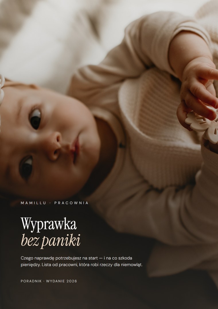 Okładka poradnika Wyprawka bez paniki — Mamillu